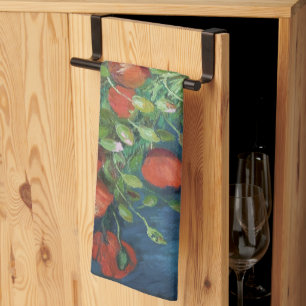 Paño De Cocina Vase con los pimientos rojos Vincent van Gogh