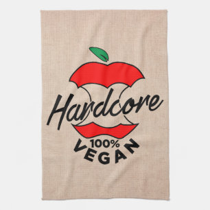 Paño De Cocina Vegan de núcleo duro, vegan de núcleo de manzana,