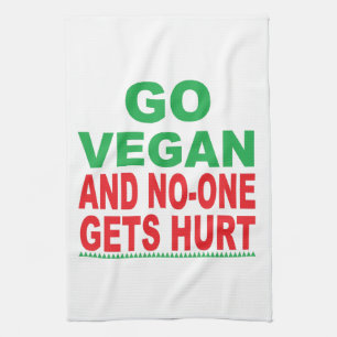 Paño De Cocina Vegan Y Nadie Se Herió, Vegan