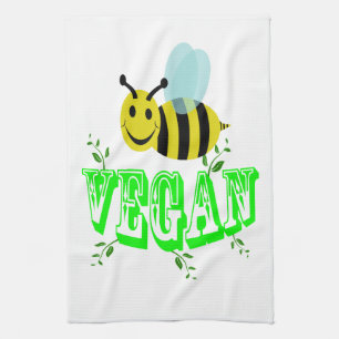 Paño De Cocina vegano de la abeja