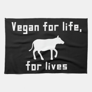 Paño De Cocina Vegano para la vida