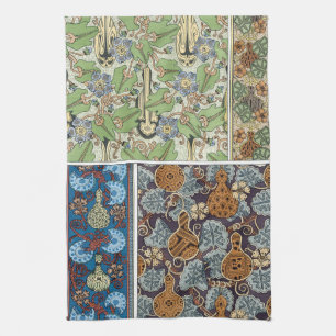 Paño De Cocina Vegetales de estilo Art Nouveau vintage, Gourdes