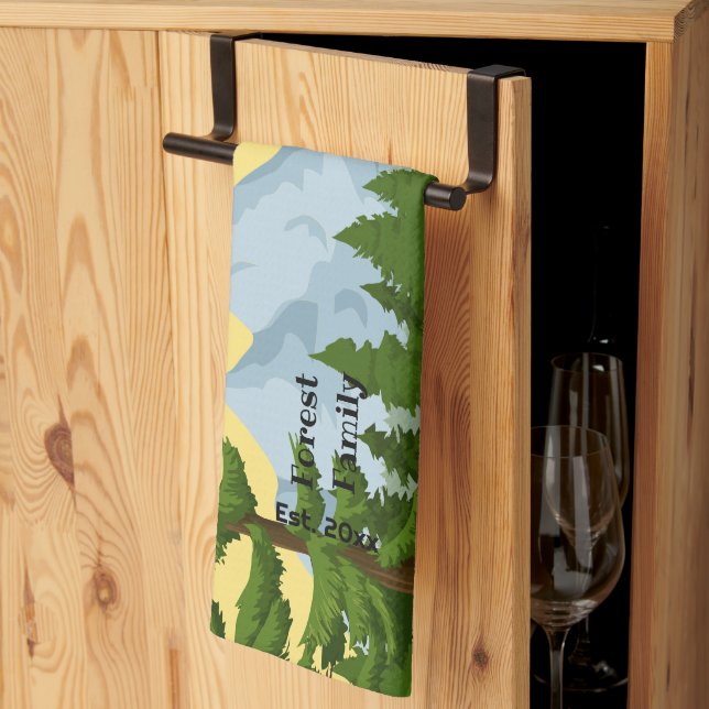 Paño De Cocina Vela del pilar de Mountain View (Pliegue de tercios)