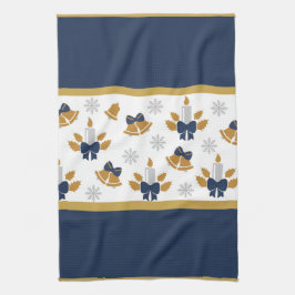 Paño De Cocina Velas navidades