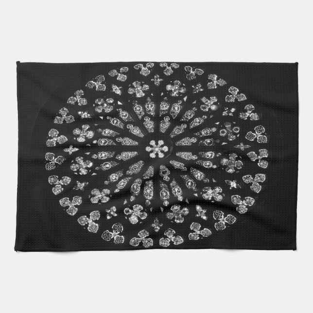 Paño De Cocina Ventana de Barcelona (Horizontal)