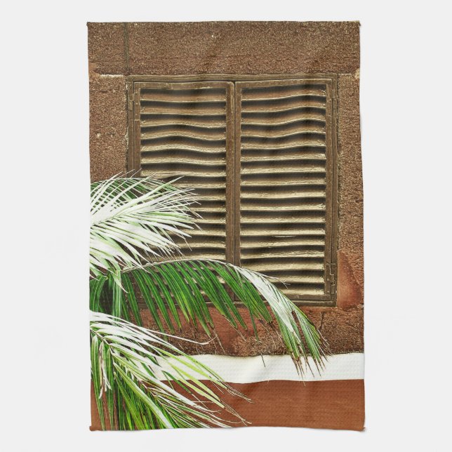 Paño De Cocina Ventana del Louvered - Funchal, Portugal (Vertical)