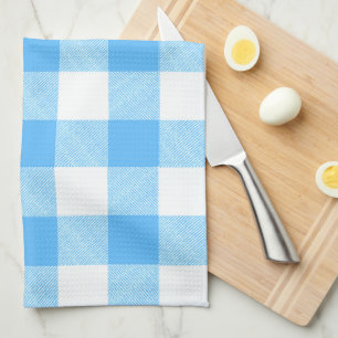Paño De Cocina Verano de cielo a cuadros de vida lenta