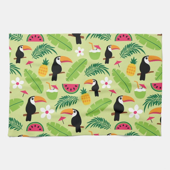 Paño De Cocina Verano Tropical Turco (Horizontal)