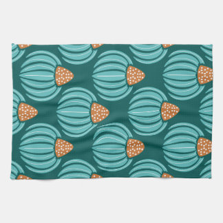 Paño De Cocina Verdant Whimsy Bud- Azul