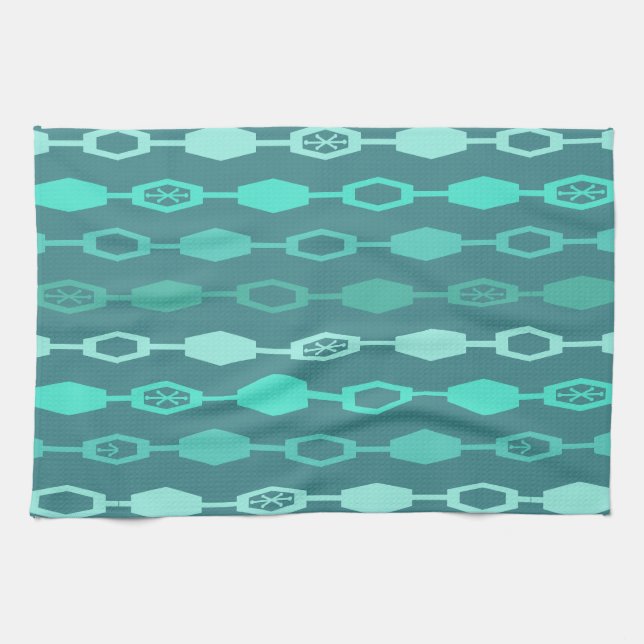 Paño De Cocina Verde azuladas las chaquetas modernas de mediados  (Horizontal)