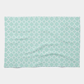 Paño De Cocina Verde menta y blanco