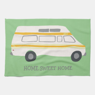 Paño De Cocina Verde retro CASERO DULCE CASERO de Campervan