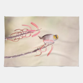 Paño De Cocina Verdin encaramado sobre pénstemo