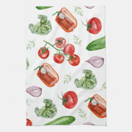 Paño De Cocina Verduras frescas del mercado