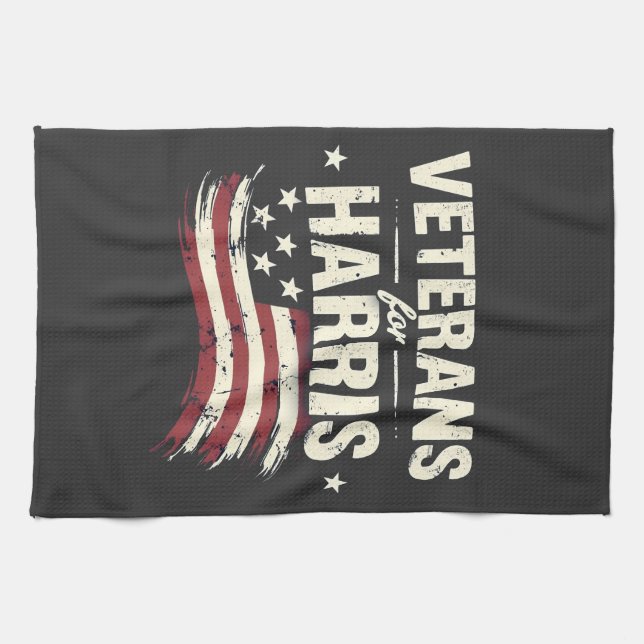 Paño De Cocina Veterano de las elecciones al ejército Harris Kama (Horizontal)