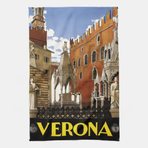 Paño De Cocina Viaje de arquitectura de Verona Italia