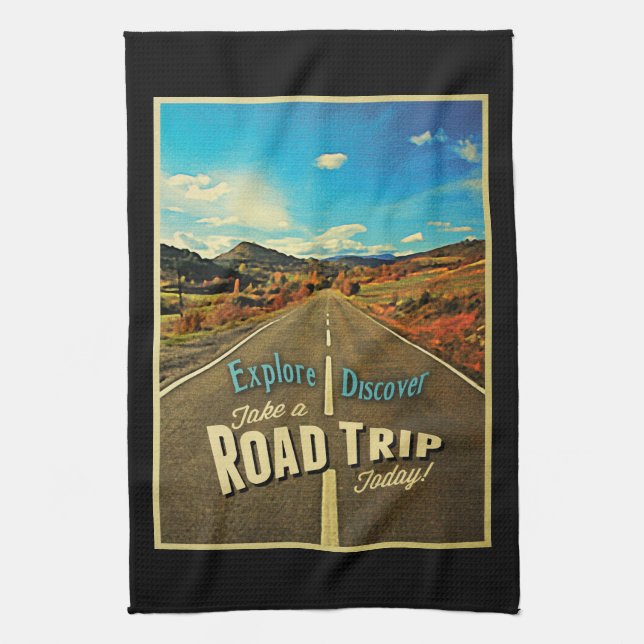 Paño De Cocina Viaje por carretera (Vertical)