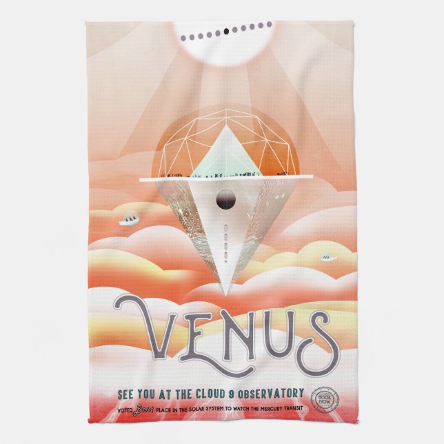 Paño De Cocina Viaje Vintage Venus (Vertical)