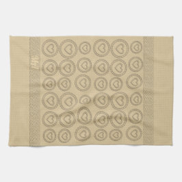 Paño De Cocina Vibe de temporada de vacaciones de oro