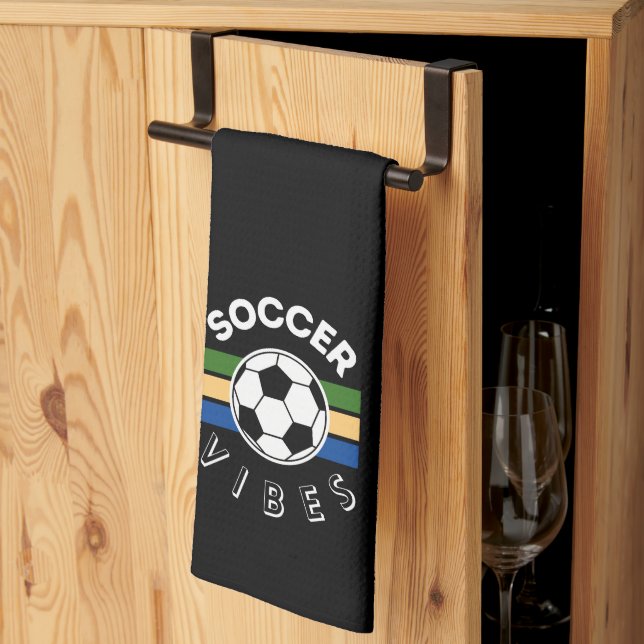 Paño De Cocina Vibes de fútbol (Pliegue de tercios)
