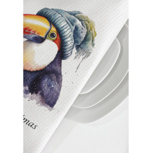 Paño De Cocina Vibes de invierno toscanas, personalizado