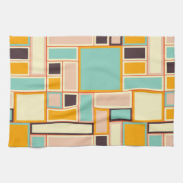 Paño De Cocina Vibrant abstract pattern with rectangles