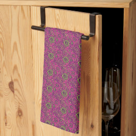 Paño De Cocina Vibrante estampado psicodélico de cachemira de los