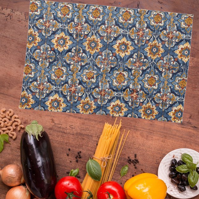 Paño De Cocina Vibrantes Baldosas Tradicionales De Talavera Mexic (Subido por el creador)
