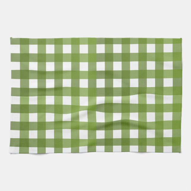 Paño De Cocina Vichy Vert (Horizontal)