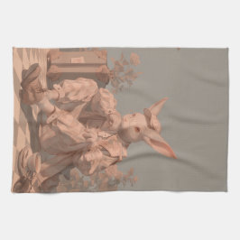 Paño De Cocina Victorian Rabbit