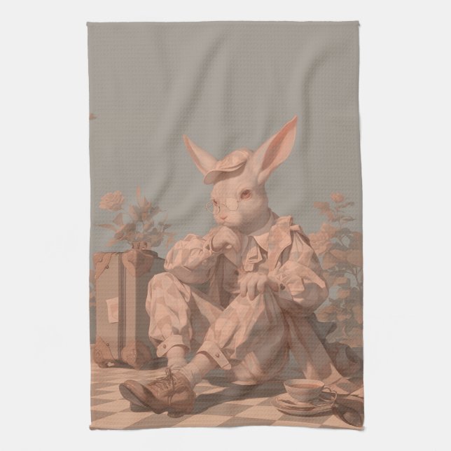 Paño De Cocina Victorian Rabbit (Vertical)