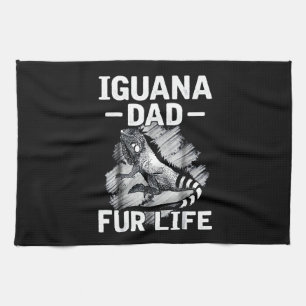 Paño De Cocina Vida de los papas de Iguana
