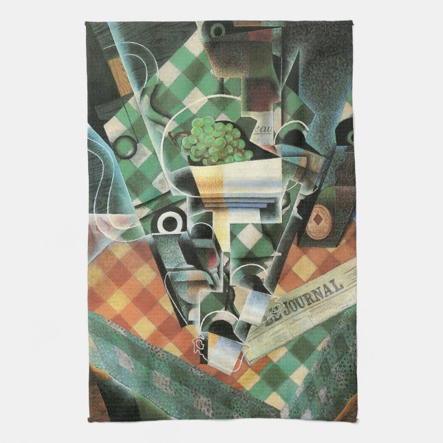 Paño De Cocina Vida fija con manteles controlados por Juan Gris (Vertical)