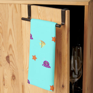 Paño De Cocina Vida marina