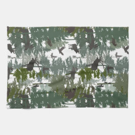 Paño De Cocina Vida silvestre de los bosques