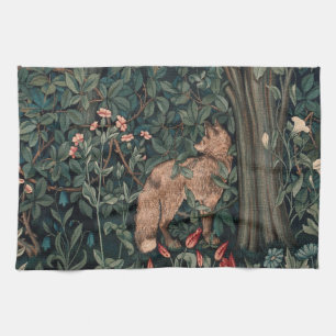 Paño De Cocina Vida silvestre William Morris Greenery Fox
