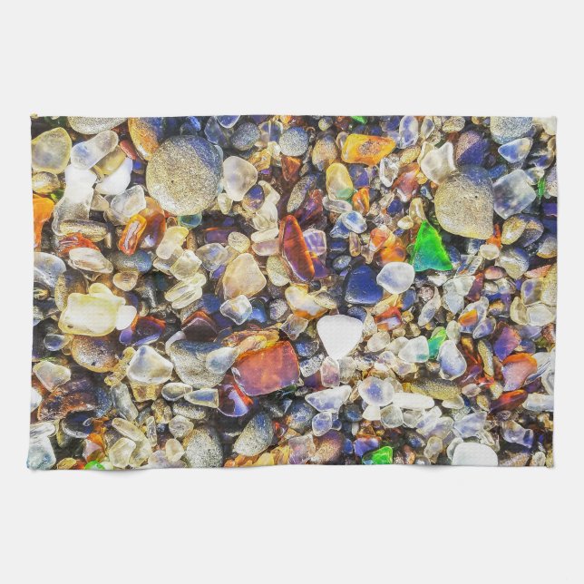 Paño De Cocina Vidrio marino colorido (Horizontal)