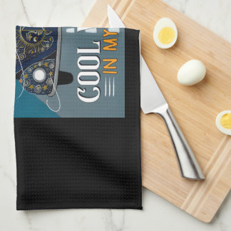 Paño De Cocina Viento De Guay En Mi Gato Hippie En El Pelo De La