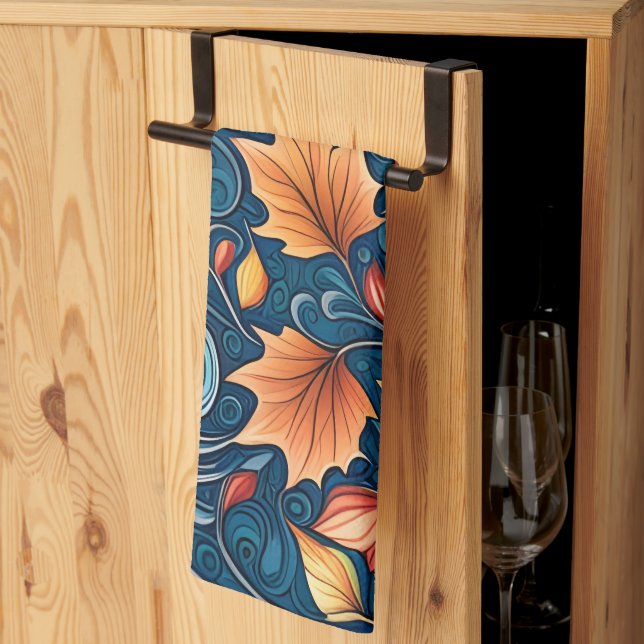 Paño De Cocina Vientos de otoño (Pliegue de tercios)