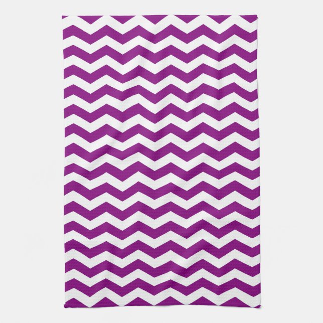 Paño De Cocina Vina Del Mar Morple Wave Chevron (Vertical)