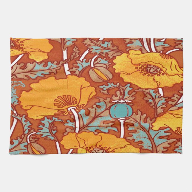 Paño De Cocina Viñage Poppy (Horizontal)