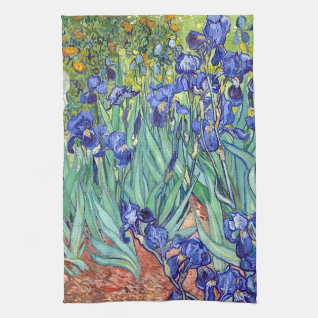 Paño De Cocina Vincent van Gogh 1898 iris (Vertical)