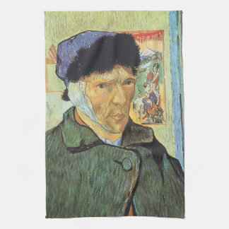 Paño De Cocina Vincent van Gogh - Autorretrato con la oreja venda