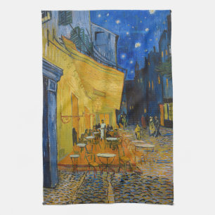 Paño De Cocina Vincent van Gogh - Cafe Terrace de noche