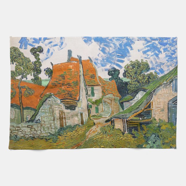Paño De Cocina Vincent van Gogh - Calle de Auvers-sur-Oise (Horizontal)