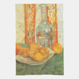Paño De Cocina Vincent van Gogh - Decantador y Lemones en una pla
