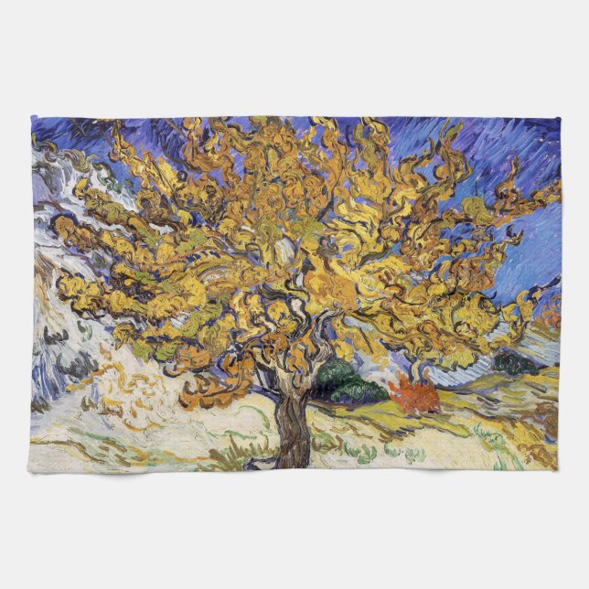 Paño De Cocina Vincent van Gogh - El árbol de las moras (Horizontal)