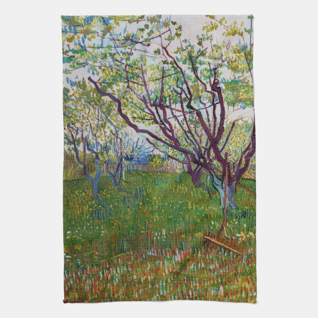 Paño De Cocina Vincent van Gogh - El huerto florido (Vertical)