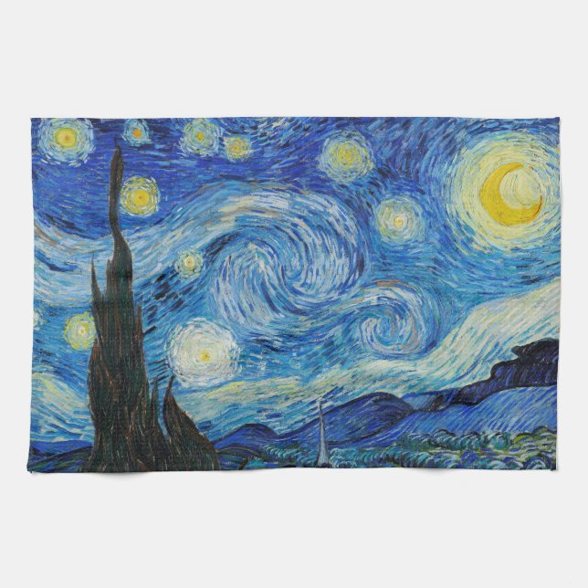 Paño De Cocina Vincent Van Gogh es la noche estrellada (Horizontal)