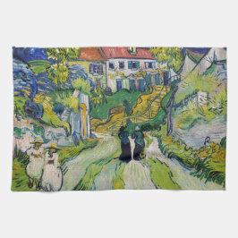 Paño De Cocina Vincent van Gogh - Escalera en Auvers